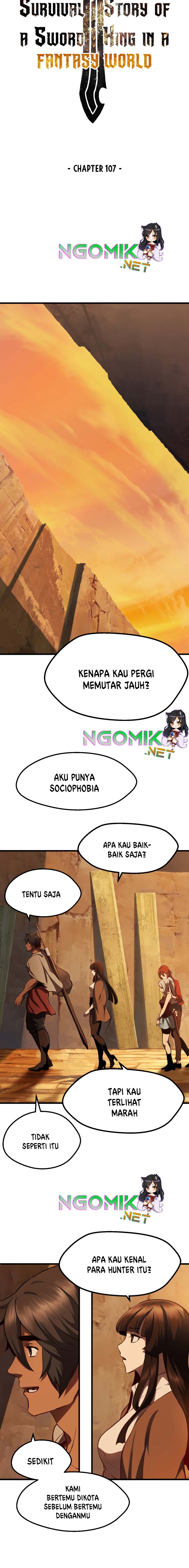 Otherworldly Sword King’s Survival Records Chapter 107 Bahasa Indonesia